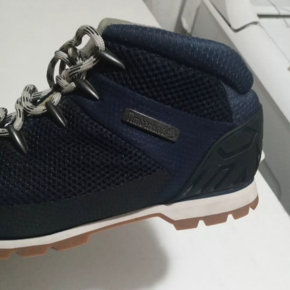 Men's blue timberland Euro sprint hiking boots